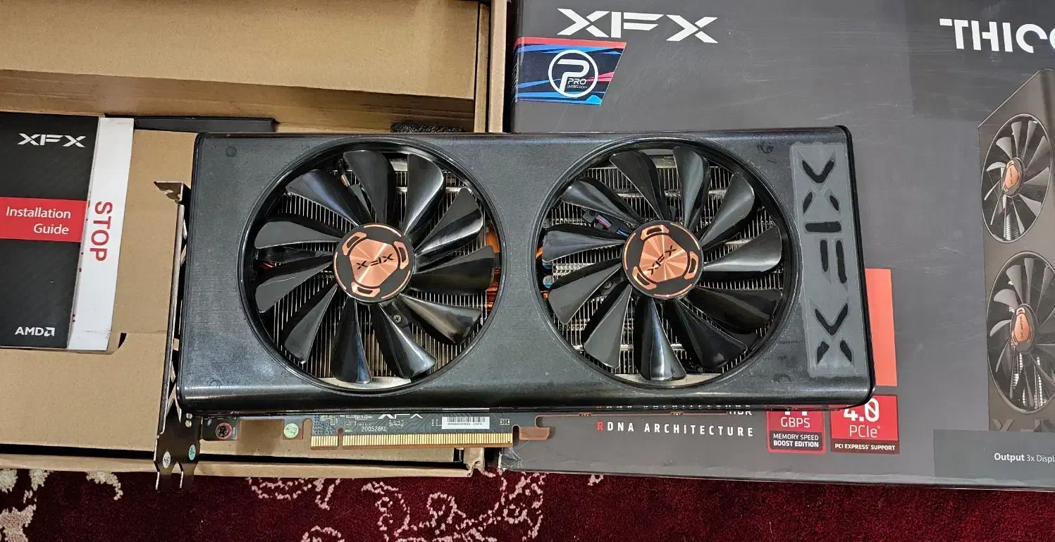 کارت گرافیک xfx Rx 5600xt در حد|قطعات و لوازم جانبی رایانه|اردکان, |دیوار
