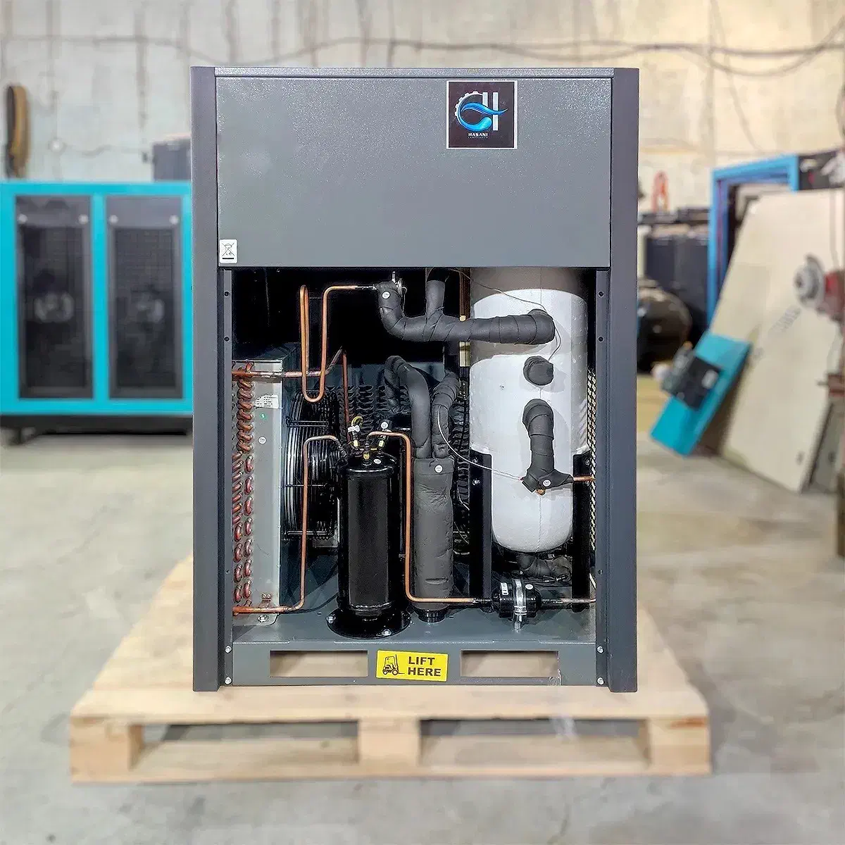 کمپرسور اسکرو صنعتی مخزن باد استاندراد|ماشینآلات صنعتی|اصفهان, قلعه طبره|دیوار