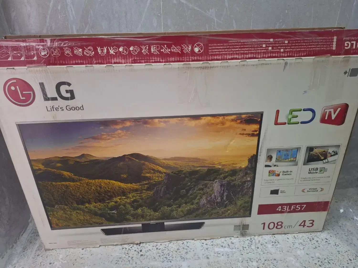 تلویزیون 43 اینچ LG|تلویزیون و پروژکتور|زنجان, |دیوار