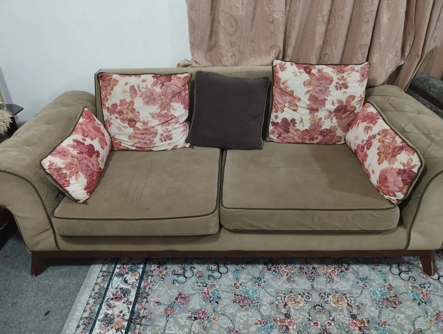 مبل7نفره راحتی|مبلمان خانگی و میز عسلی|فاضل آباد, |دیوار