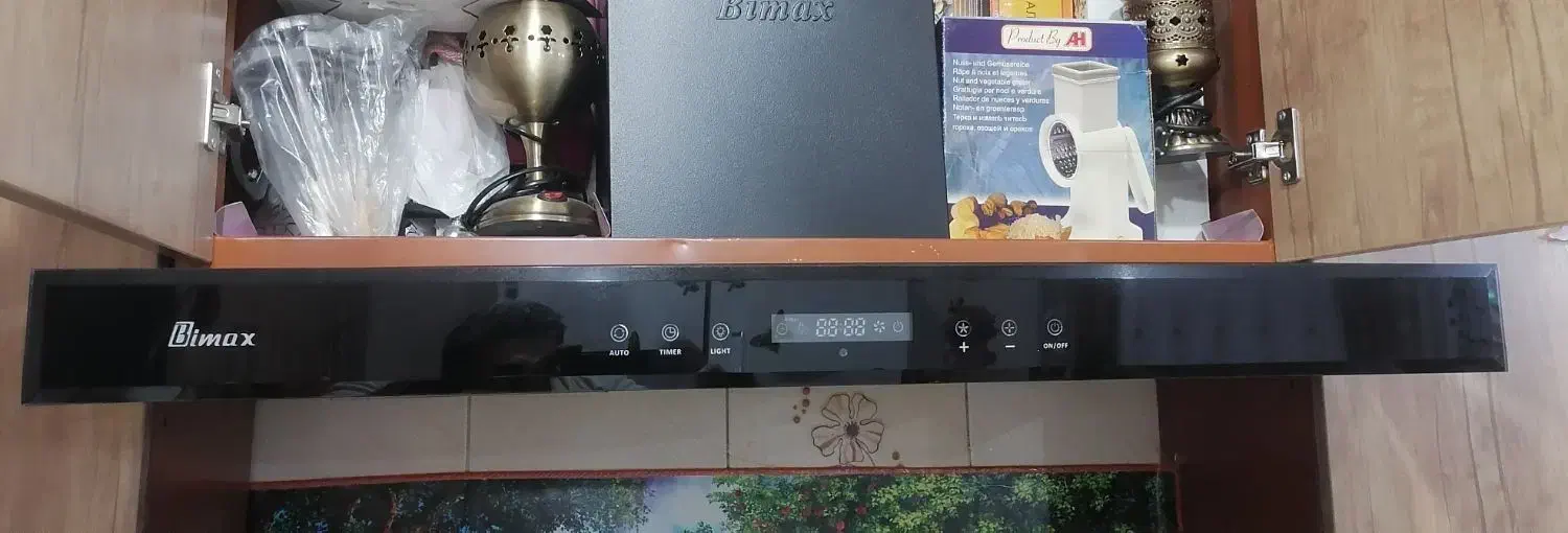 هود بیمکث دو موتوره لمسی سالم در حد نو|هود|کرمان, |دیوار