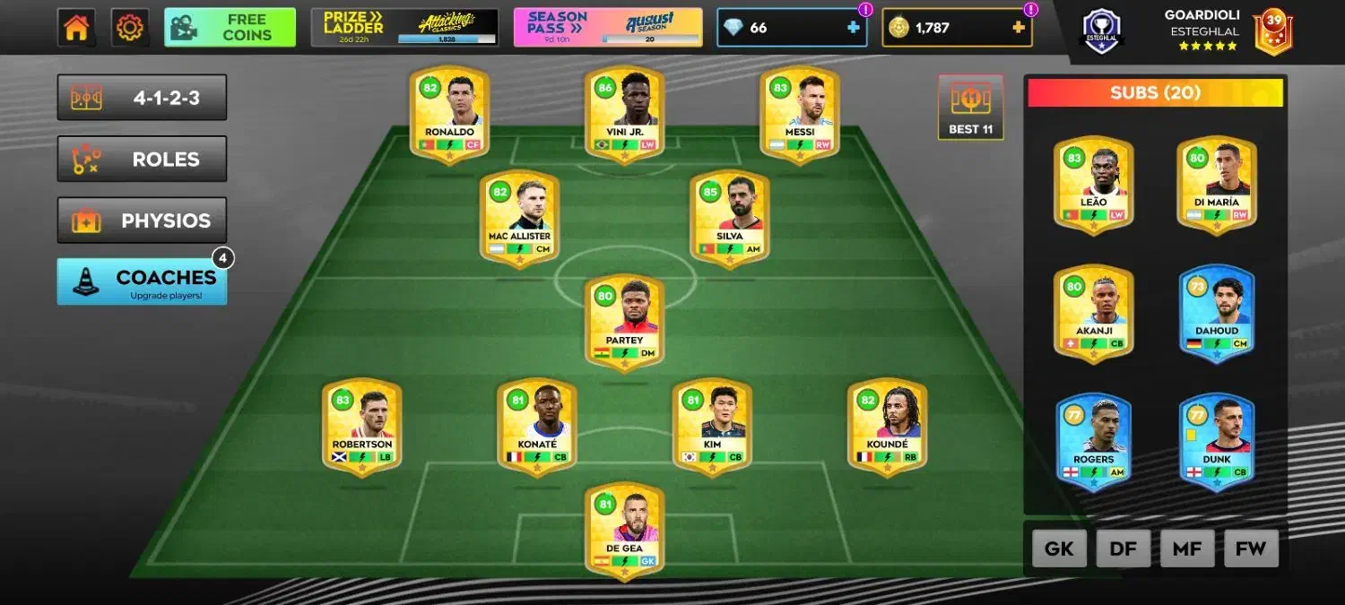 اکانت دریم لیگ|کنسول، بازی ویدئویی و آنلاین|کاشان, طالقانی|دیوار