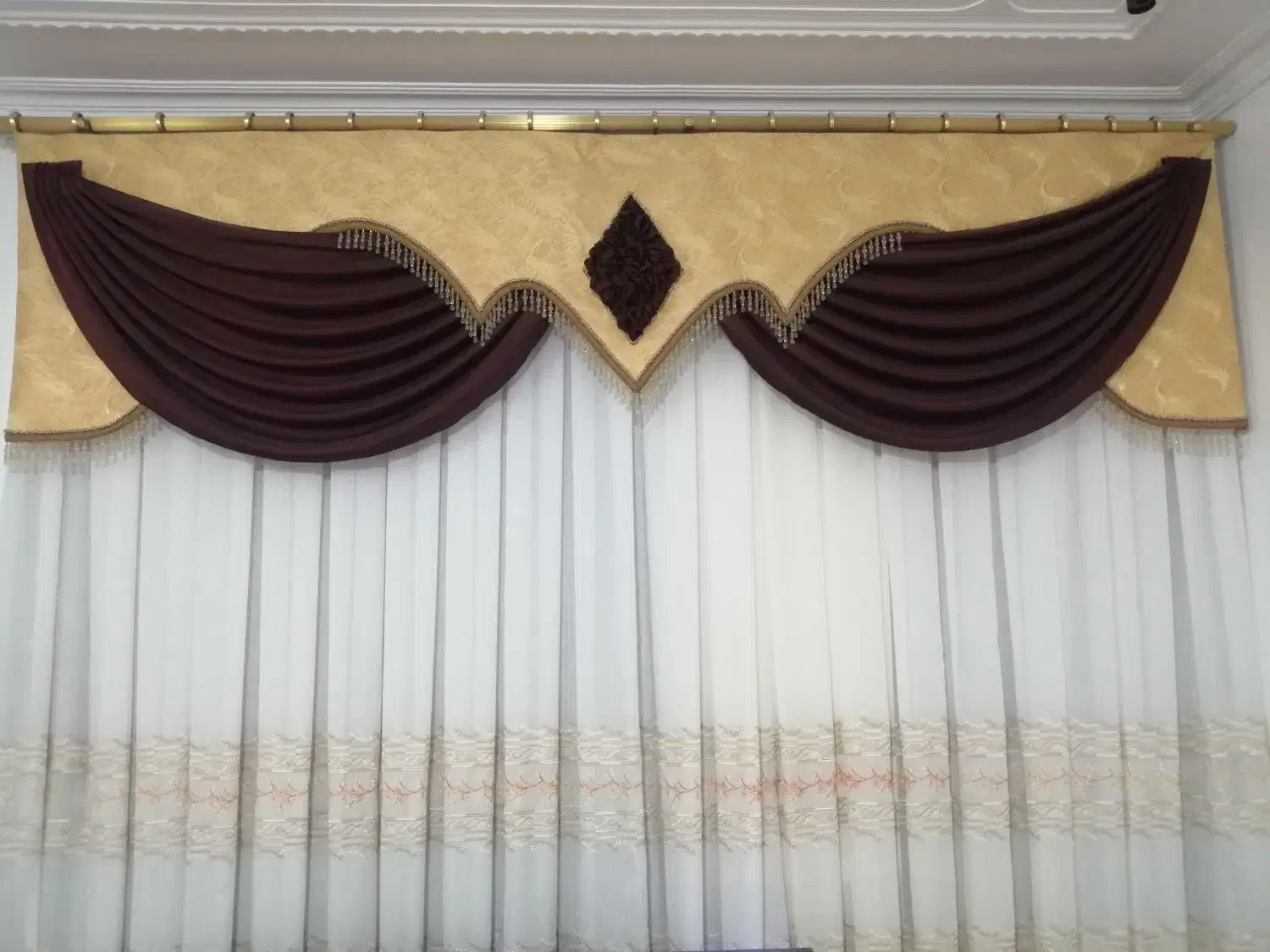 پرده پذیرایی|پرده، رانر، رومیزی|نی‌ریز, |دیوار