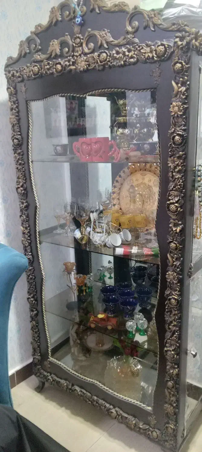 کنسول واینه ویترین|بوفه، ویترین، کنسول|رشت, پیرکلاچای|دیوار