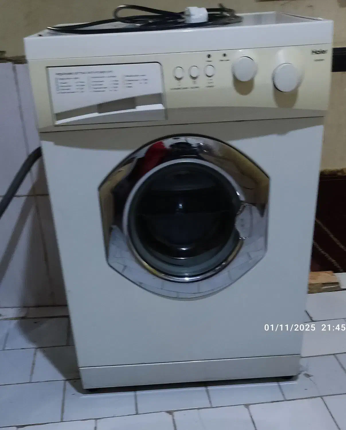 ماشین لباسشویی سالم در حد نو حایر|ماشین لباسشویی و خشککن لباس|مشهد, همت آباد|دیوار