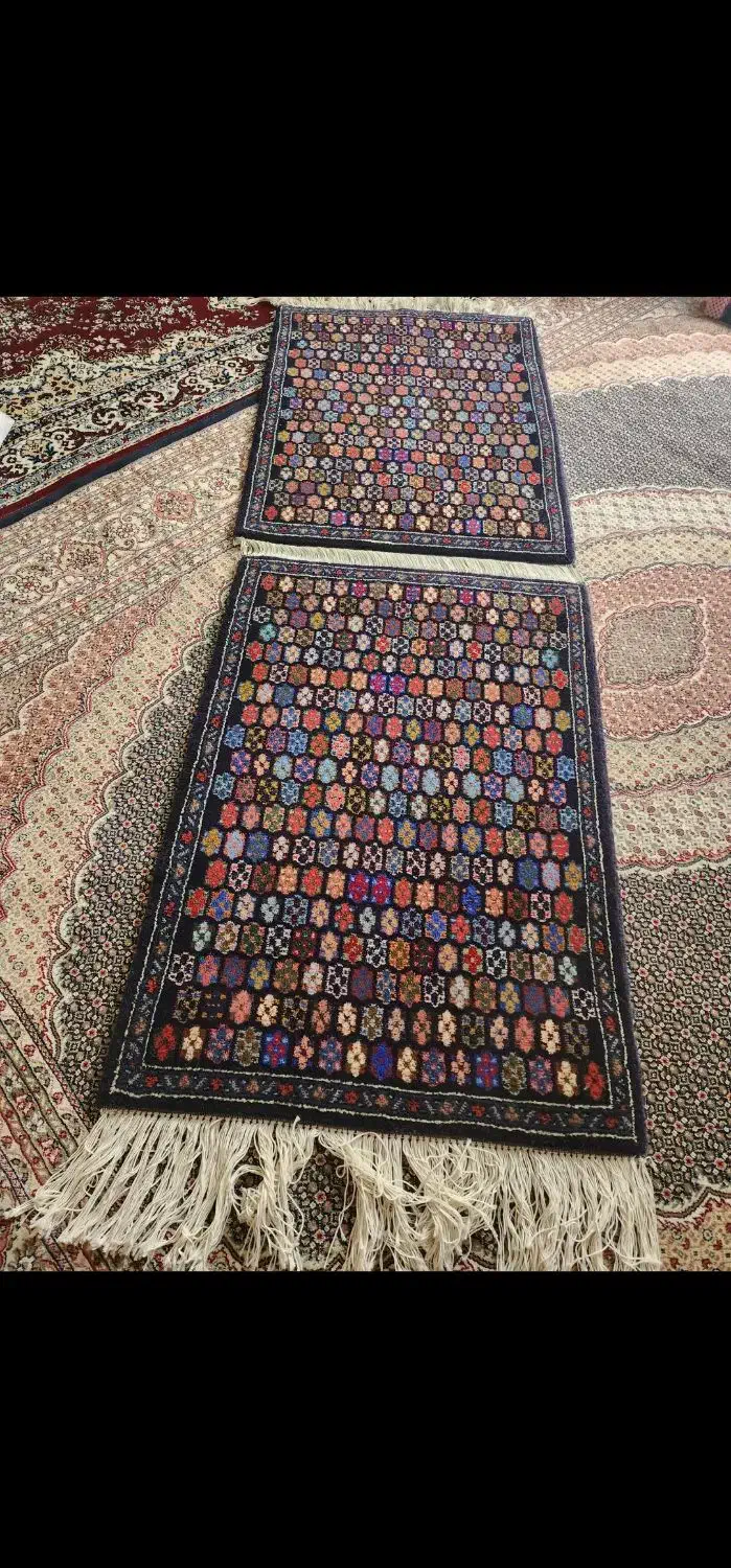 پادری زمینه سورمه ای تازه بافت شده|پادری|اردبیل, |دیوار