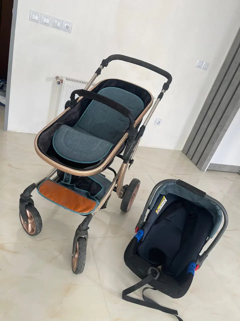 کالسکه و کریر برند mothercare|کالسکه و لوازم جانبی|همدان, |دیوار
