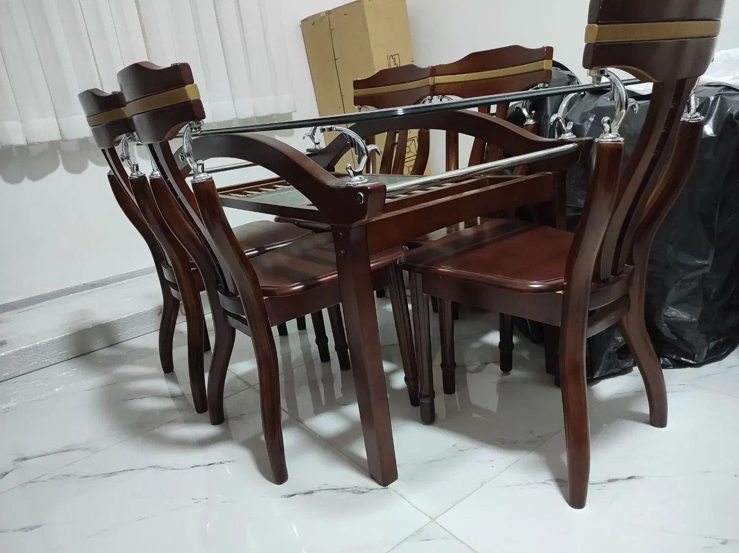 میزناهار خوری 6 نفره|میز و صندلی غذاخوری|سقز, |دیوار