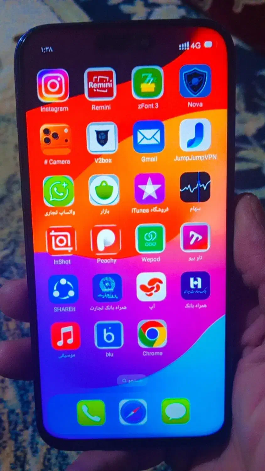 گوشی آیفون15 فول کپی شرکت کلن حافظه۲۵۶رم۱۲|موبایل|قلعه گنج, |دیوار