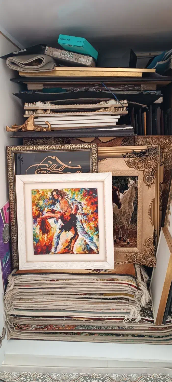 تابلو  نقاشی ترمه وغیره...|تابلو فرش|مشهد, گاز|دیوار