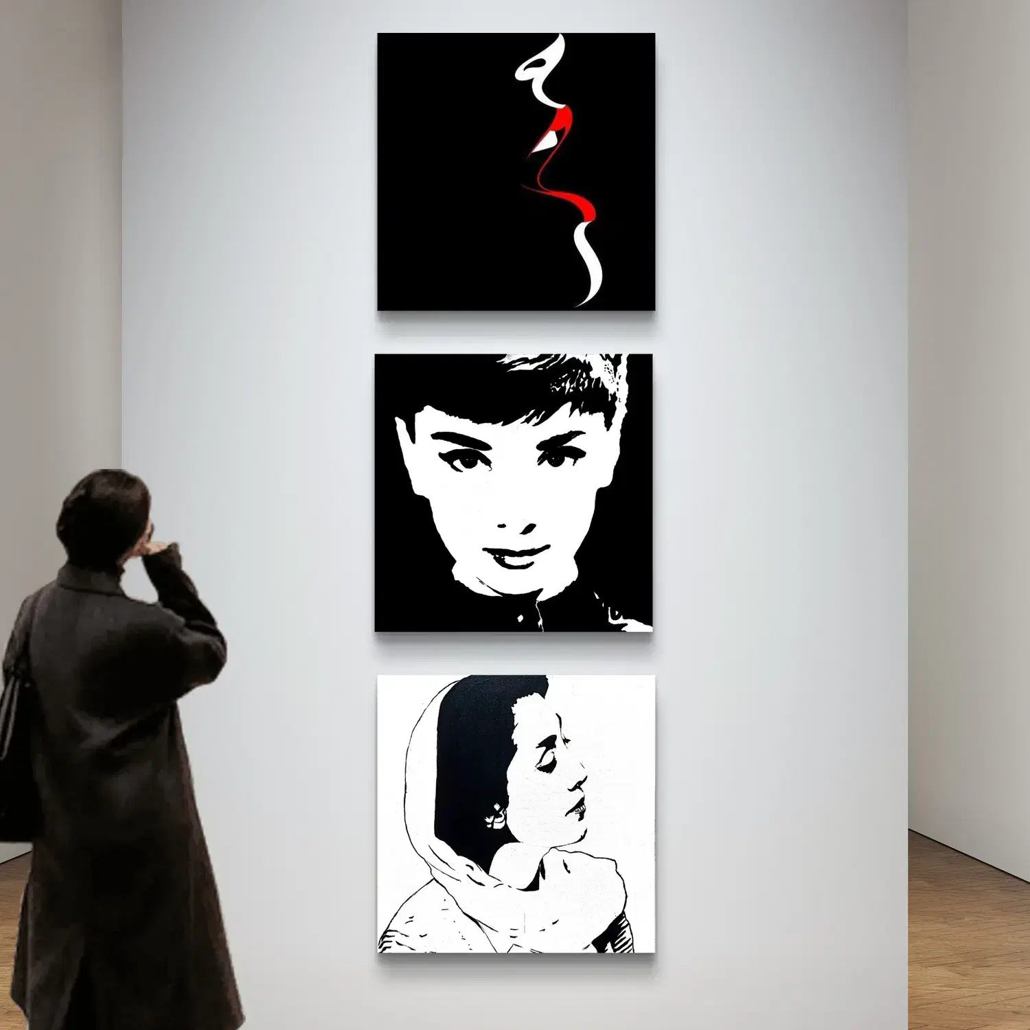 تابلو دکوراتیو ۳ تایی|تابلو، نقاشی، عکس|قم, پردیسان|دیوار