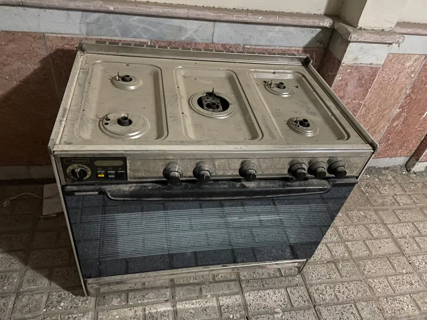 گاز ۵شغله فردار تمام استیل تهران سبحان|اجاق گاز و لوازم برقی پخت‌وپز|مشهد, چهارچشمه|دیوار