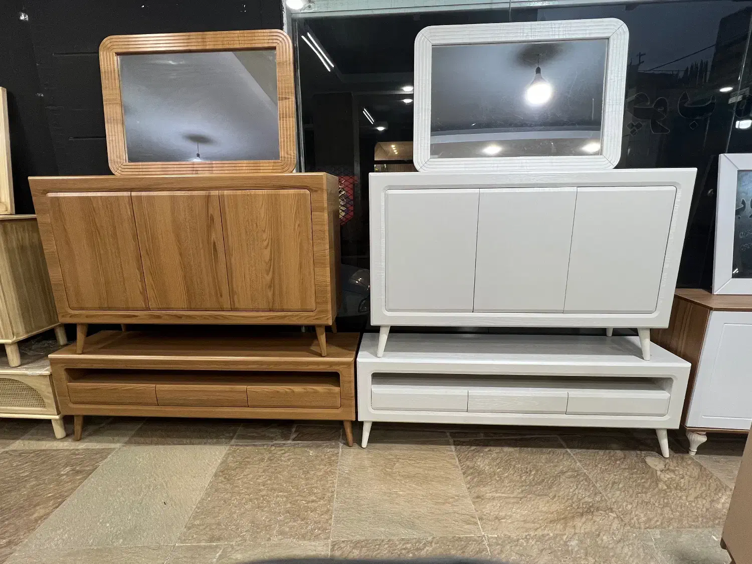 کنسول آینه اسپرت و میز lcd|بوفه، ویترین، کنسول|کرج, پیشاهنگی|دیوار