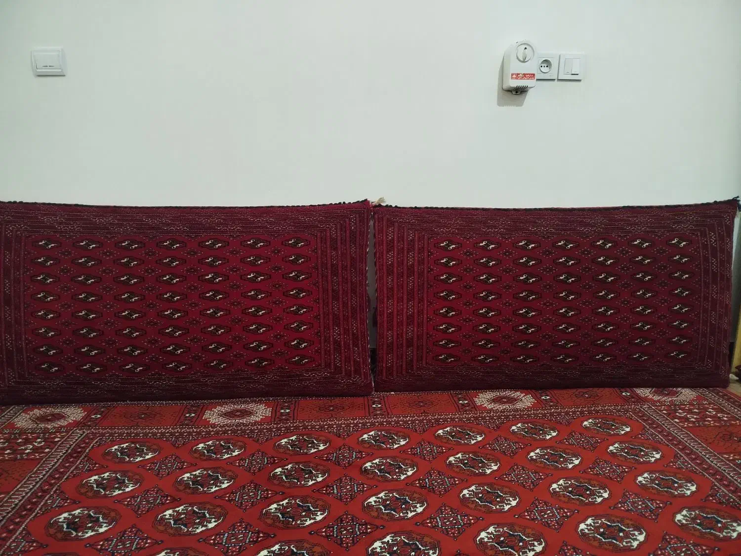 دو جفت قارچن کاملا خوش بافت وتمیز|فرش|گنبد کاووس, |دیوار