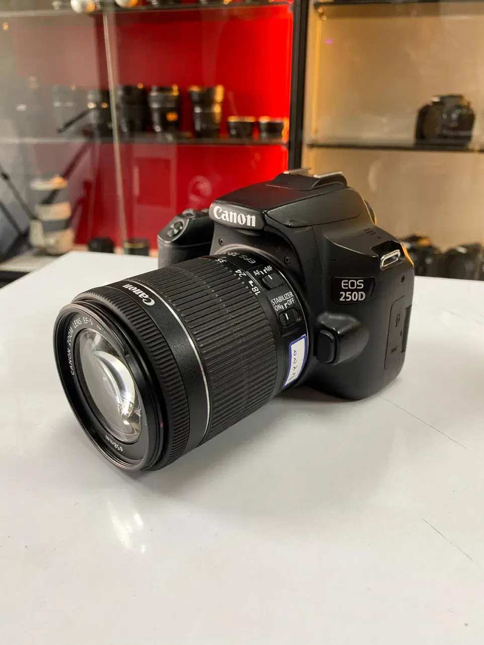 دوربین دانشجویی با تمام لوازم Canon 250D+18-55|دوربین عکاسی و فیلم‌برداری|خمینی‌شهر, |دیوار
