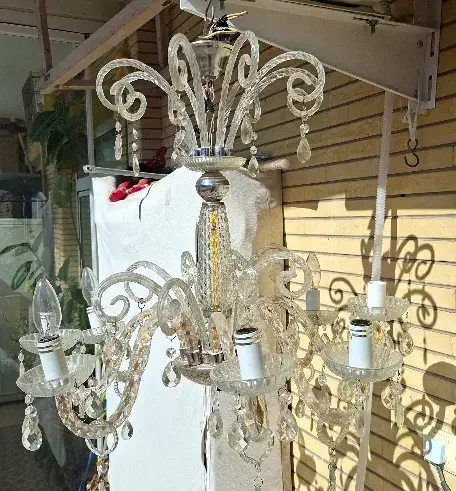 لوستر ۸ شاخه سالم|لوستر و چراغ آویز|تبریز, |دیوار