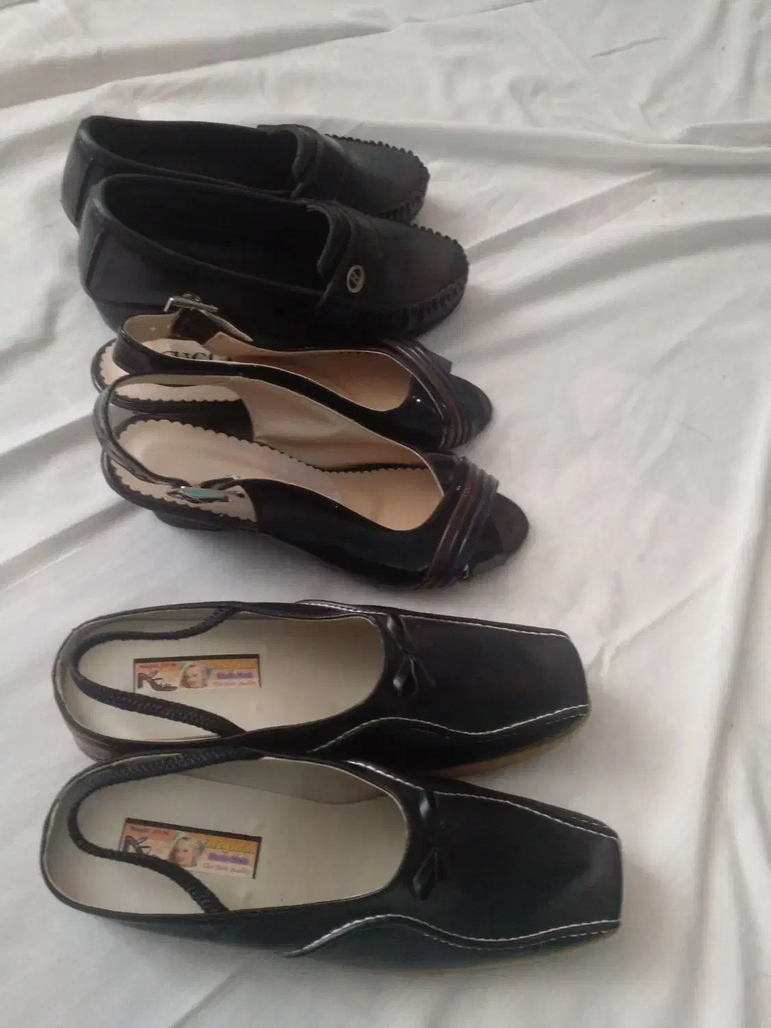 کفش سایز ۳۶ و ۳۷|کیف، کفش، کمربند|قائن, |دیوار