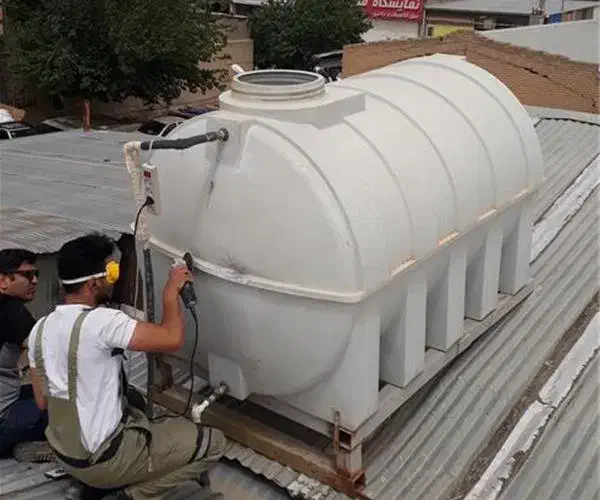 تعمیر و جوشکاری مخزن پلی اتیلن پلاستیکی منبع آب|خدمات پیشه و مهارت|دزفول, |دیوار