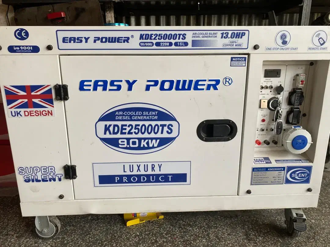 موتور برق 9کاوا سوپر سایلنت دیزل  ریموت دار|ماشین‌آلات صنعتی|لاران, |دیوار