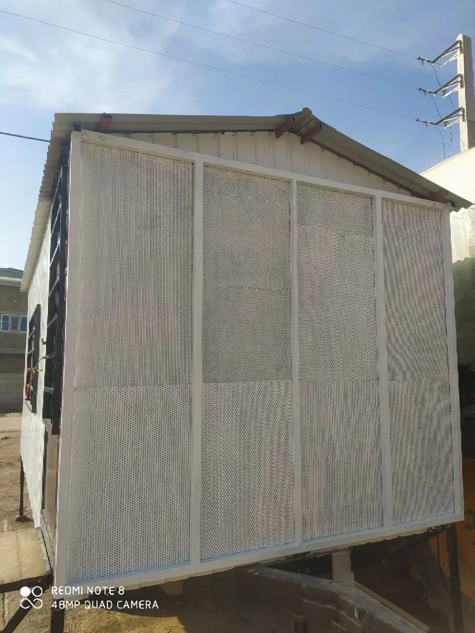 کانکس دو چرخ سیار|ماشین‌آلات صنعتی|گنبد کاووس, |دیوار
