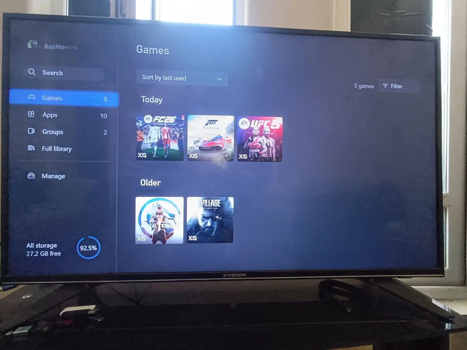 xbox series s 512|کنسول، بازی ویدئویی و آنلاین|دزفول, |دیوار