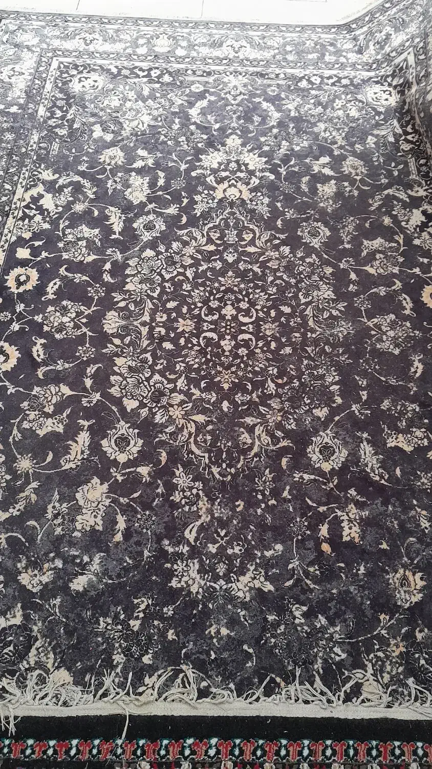 قالی مترون 6متری در حد نو|فرش|کرمان, |دیوار