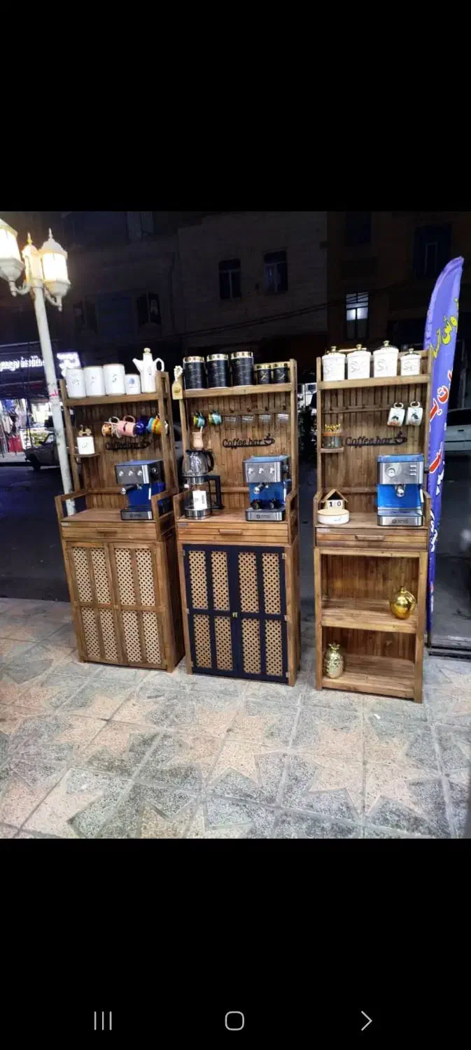 تولید کافی بار استندمیز بار اسپرسو پرداخت درب منزل|بوفه، ویترین، کنسول|تهران, بهارستان|دیوار