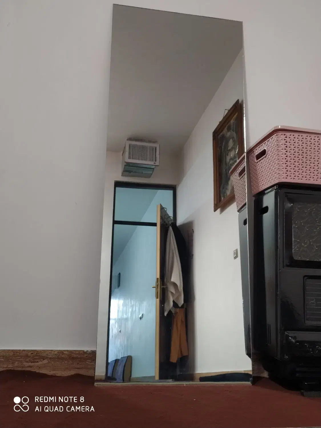 آینه قدی در حد نو بدونه قاب|آینه|کرمانشاه, |دیوار