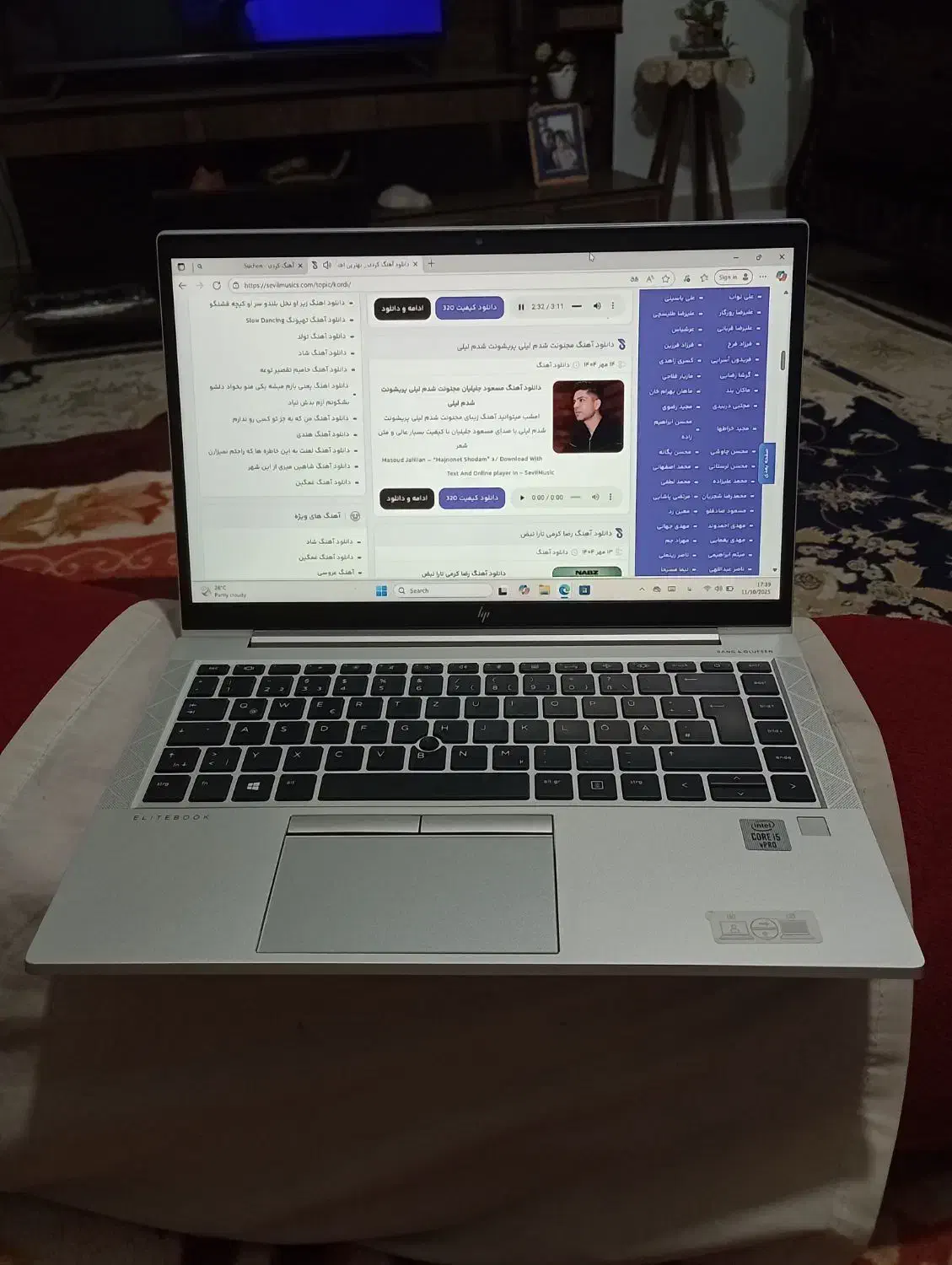لپ تاپ hp مدلAX201NGW|رایانه همراه|هشتگرد, شهرک ریحانه|دیوار