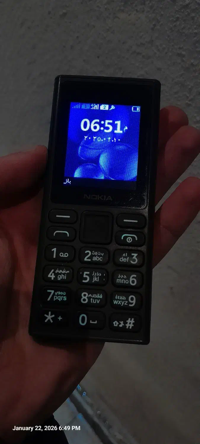 نوکیا ۱۰۶ در حد نو خاص|موبایل|رشت, رشتیان|دیوار