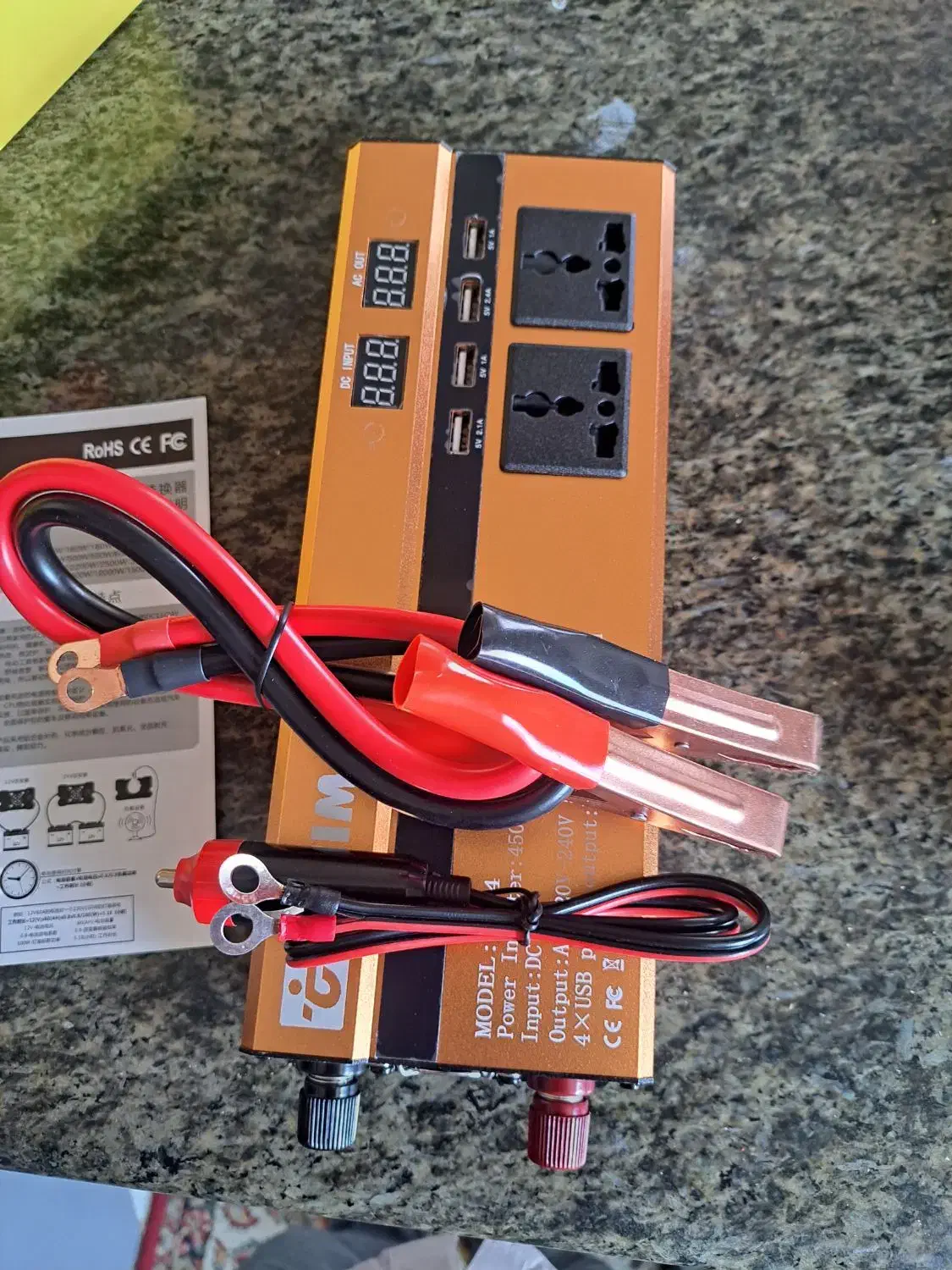 مبدل ۱۲به ۲۲۰ولت قدرت۴۵۰۰وات|ابزارآلات|مشهد, استاد یوسفی (شهرک غرب)|دیوار