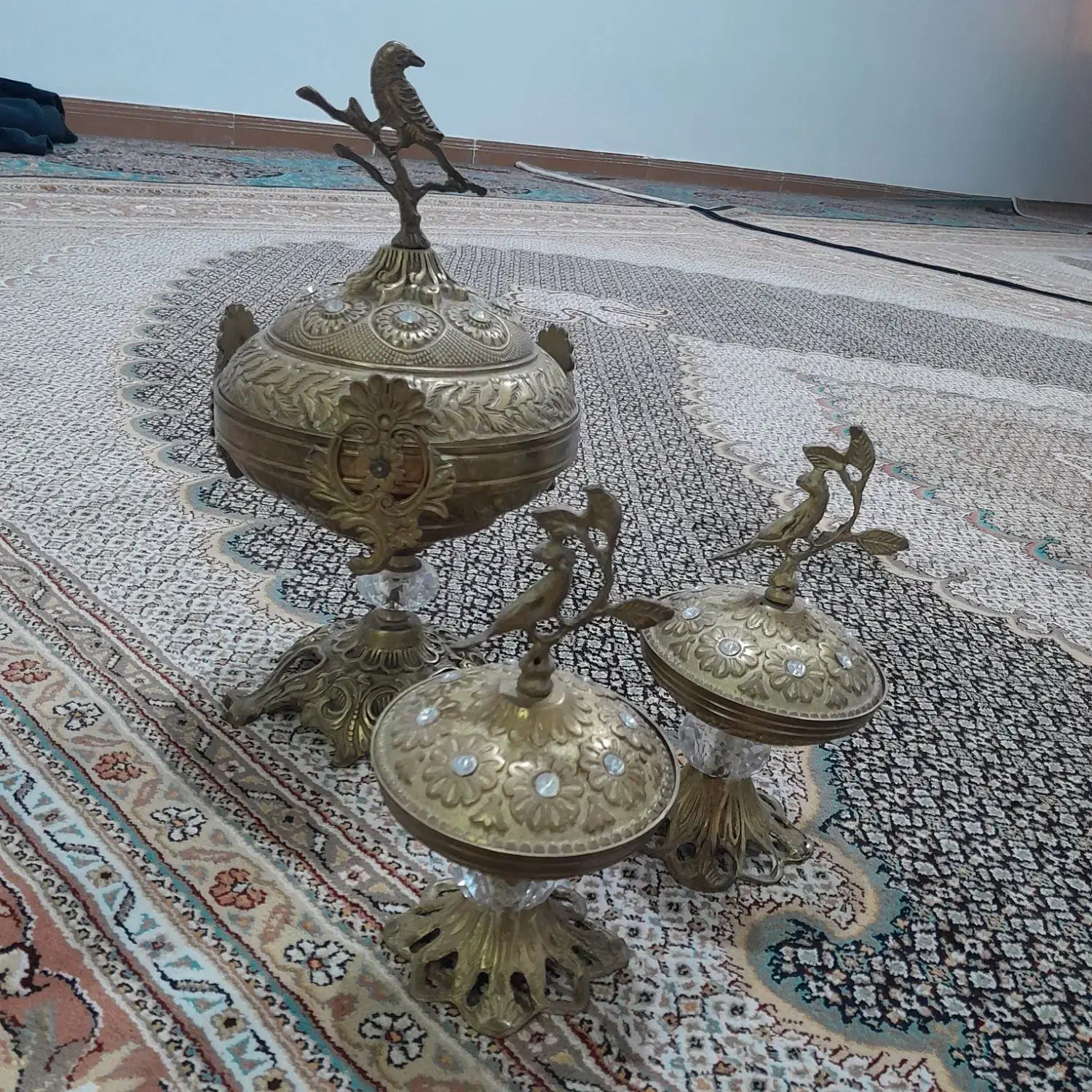 قندان شیرینی خوری آجیل خوری میوه خوری|ظروف سرو و پذیرایی|پارسآباد, |دیوار