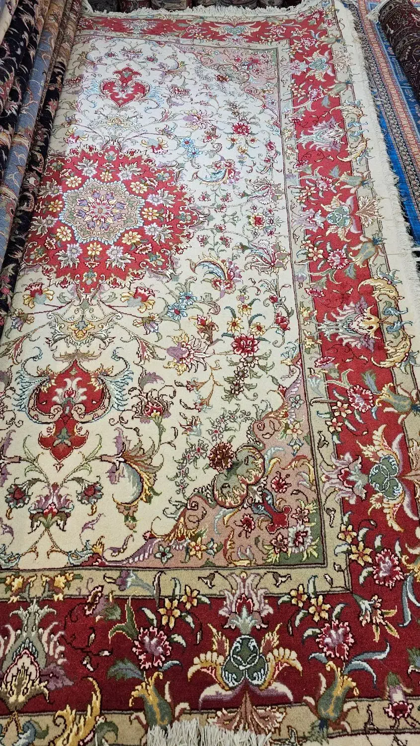 جفت ۶ متری دستباف ۳۰ رج|فرش|تبریز, |دیوار