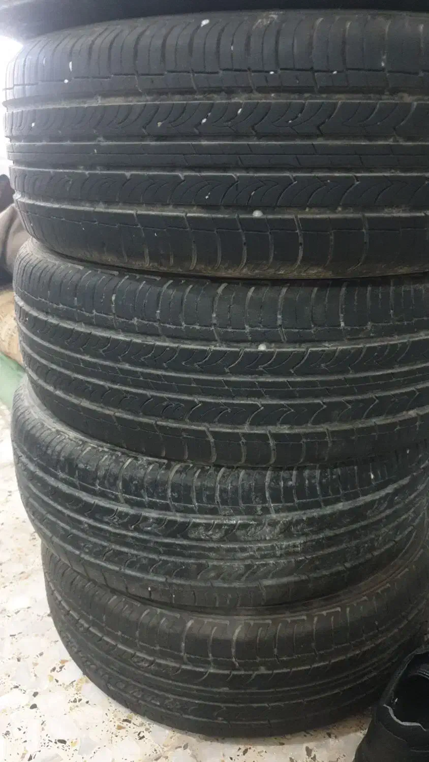 ۴ حلقه لاستیک ۲۰۵ رینگ ۱۴ نکسن کره ای|قطعات یدکی و لوازم جانبی|بندر گناوه, |دیوار