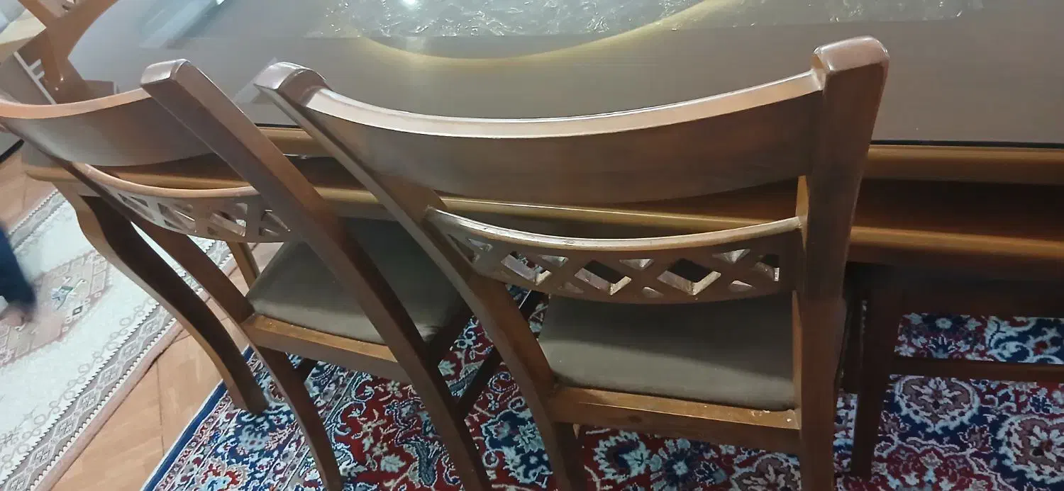 میز ناهارخوری|میز و صندلی غذاخوری|هشتگرد, شهرک بعثت|دیوار