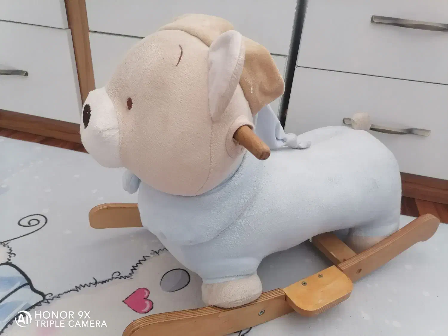 راکر تدی خرسی و صندلی بادی|اسباب و اثاث بچه|نیشابور, گمنام غربی|دیوار