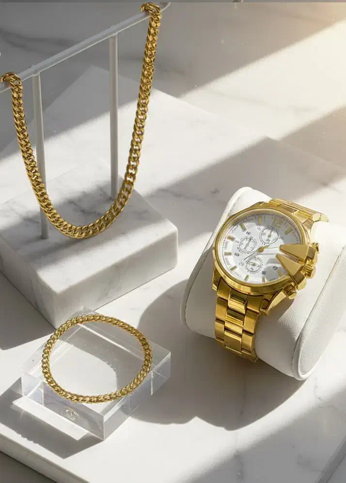 ست ساعت مچی مردانه طلایی مدل U700|ساعت|رودسر, |دیوار