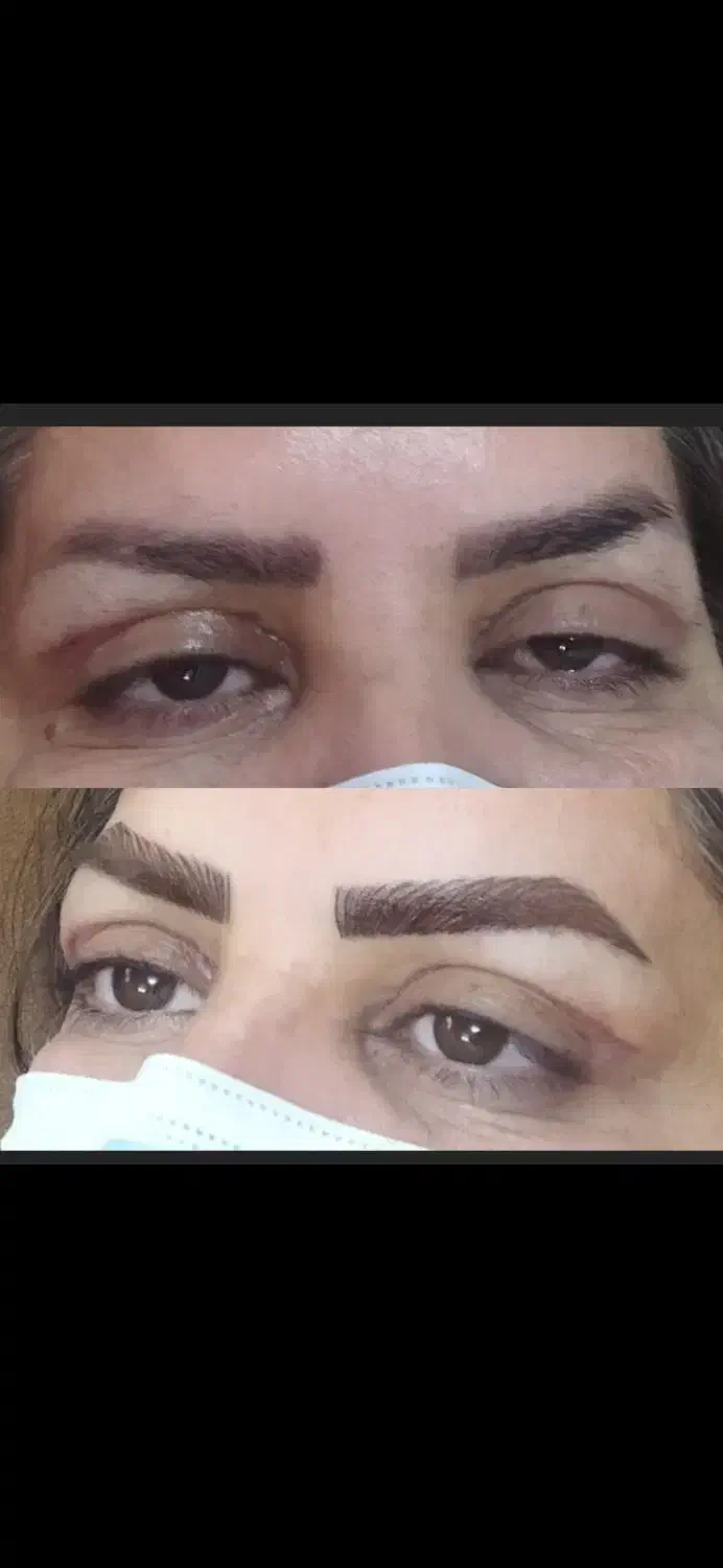 آرایش دایم صورت و تتو مینیمال بدن ویژه بانوان|خدمات آرایشگری و زیبایی|آباده, |دیوار