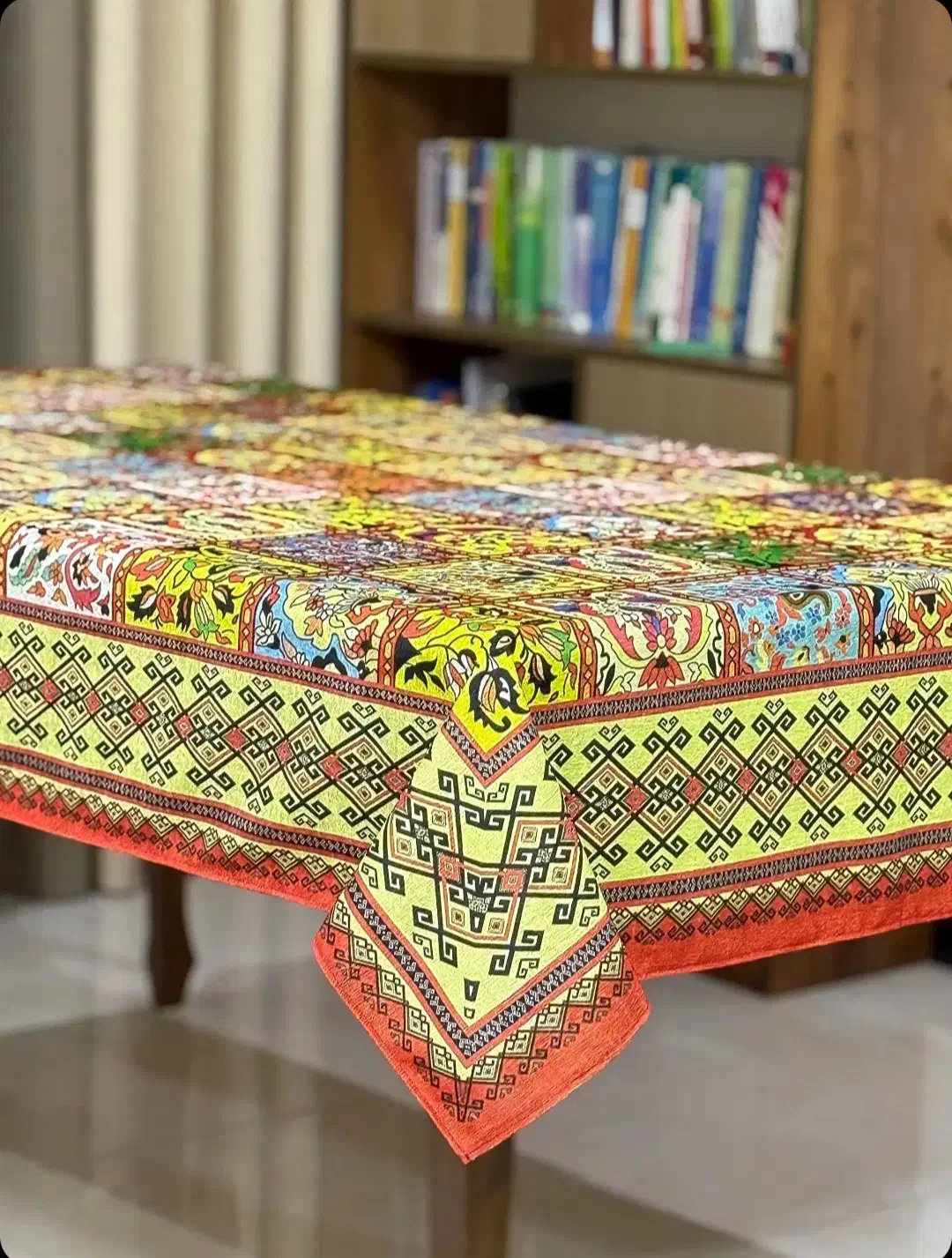 سرویس آشپزخونه سفره پارچه‌ای پارچه وارداتی تضمینی|سفره، حوله، دستمال آشپزخانه|یاسوج, |دیوار