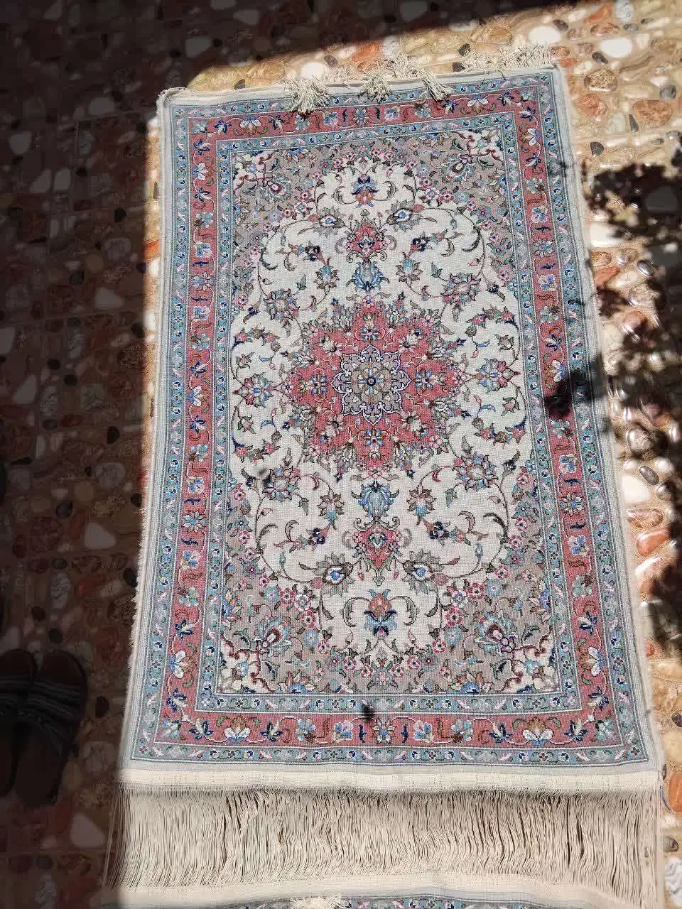 یک جفت قالی چهار نشان دستباف 1*1.5|فرش|ابرکوه, |دیوار