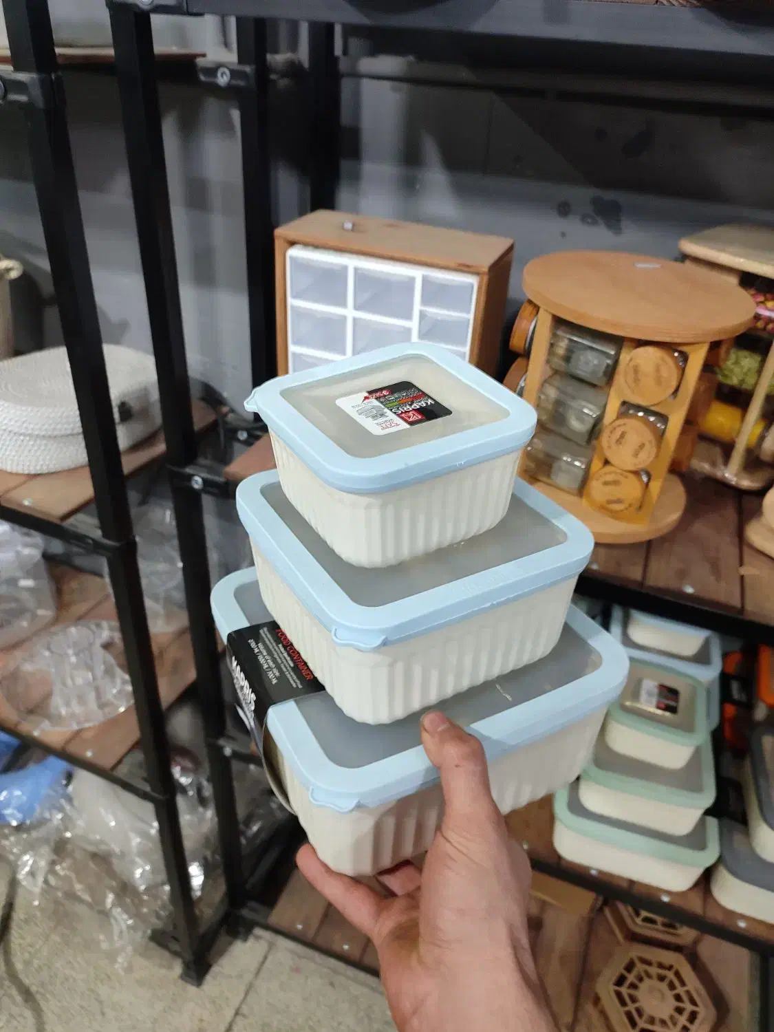 ظرف نگهدارنده سه تیکه گیاهی|ظروف نگهدارنده، پلاستیکی، یکبارمصرف|پاکدشت, پاکدشت (مامازند)|دیوار