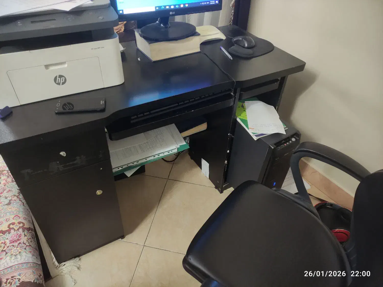 میز کامپیوتر|میز تحریر و کامپیوتر|ری, منصوریه منگل|دیوار