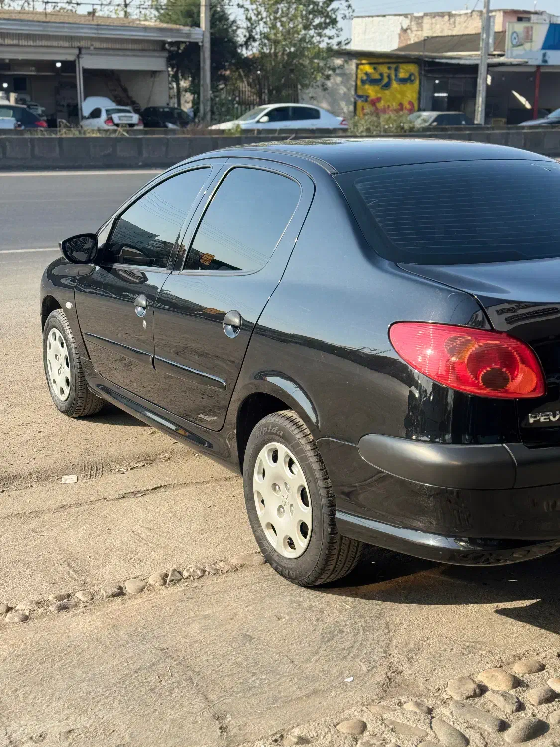 پژو 206 SD (صندوق دار) 1396 مشکی|خودرو سواری و وانت|بابل, |دیوار