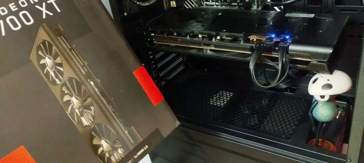 کارت گرافیک rx5700xt xfx 3fan|قطعات و لوازم جانبی رایانه|برخوار, |دیوار