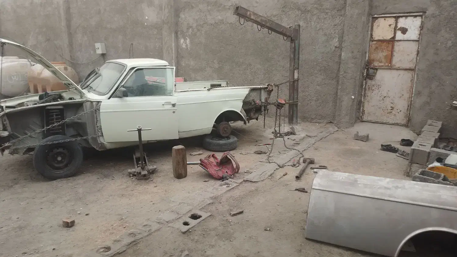 صافکاری شاسی کشی و بازسازی ماشین|خدمات موتور و ماشین|زاهدان, |دیوار