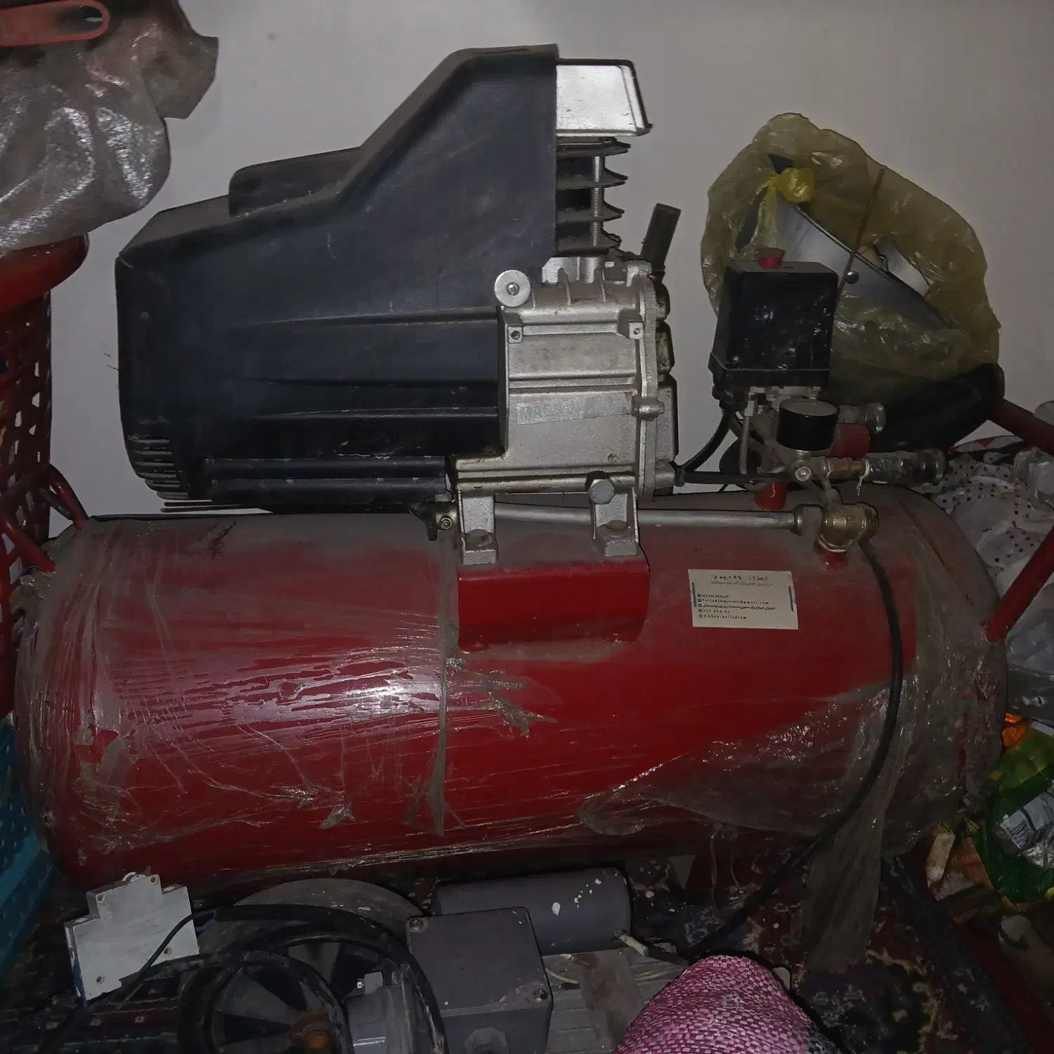 پمپ باد ۲۵۰ لیتری نو زیر قیمت|ابزارآلات|فلاورجان, |دیوار