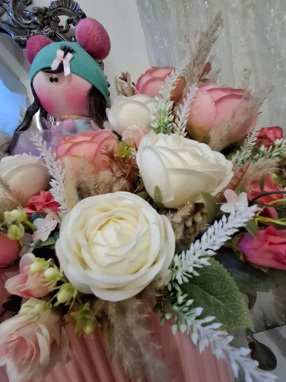 دو عدد باکس گل مصنوعی|صنایع دستی و سایر لوازم تزئینی|ری, دیلمان|دیوار