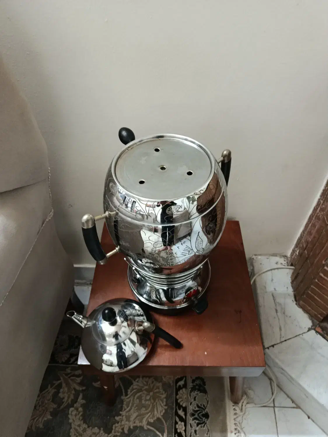 سماور و قوری گازی سالم و تمیز|سماور، چای‌ساز، قهوه‌ساز|تهران, مسعودیه|دیوار