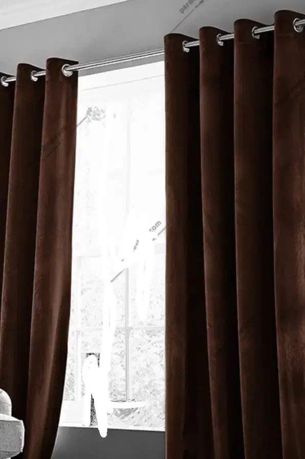 پرده نو پارچه درجه یک دو پنل بزرک|پرده، رانر، رومیزی|بندر ماهشهر, |دیوار