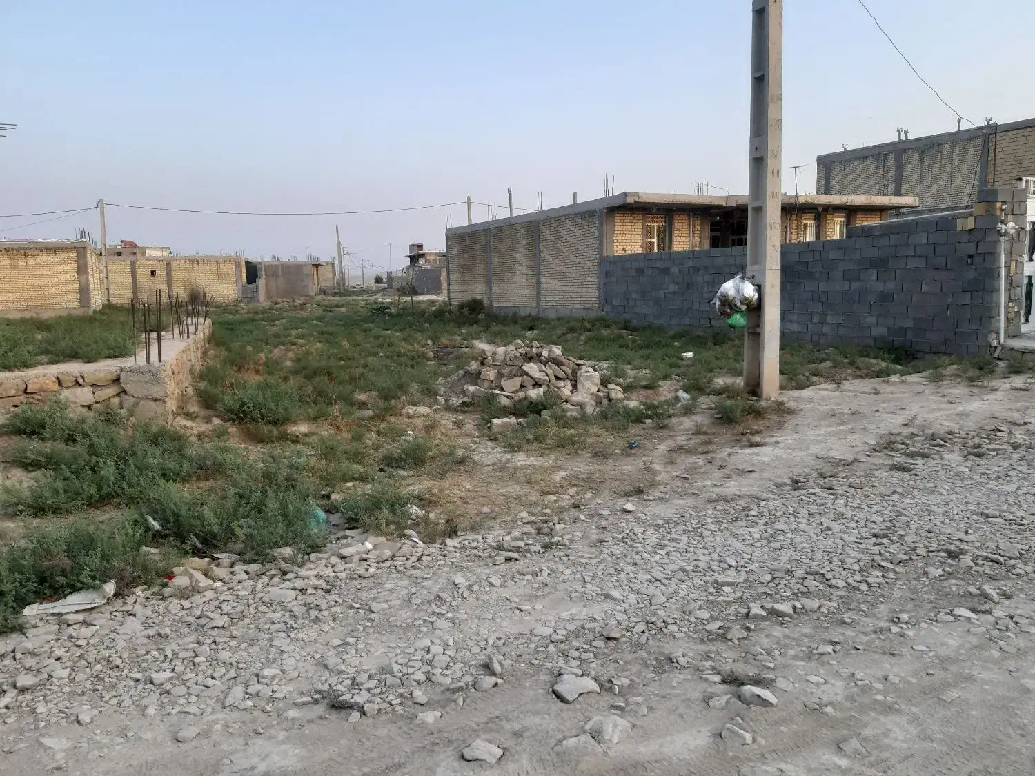 زمین ۲۸۷مترورودی سمغان|فروش زمین و ملک کلنگی|دهدشت, |دیوار